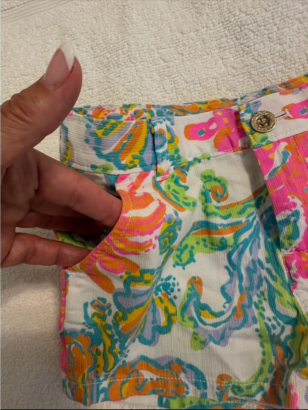 🌴NWOT Lilly Pulitzer Girls Cotton Shorts - Picture 7 of 15